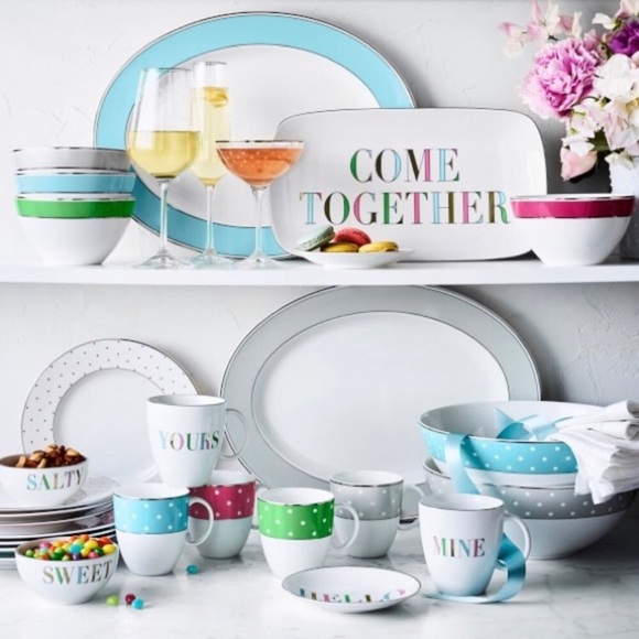 Kate Spade New York Sadie Street Dot Platter- NIB - Picture 7 of 8